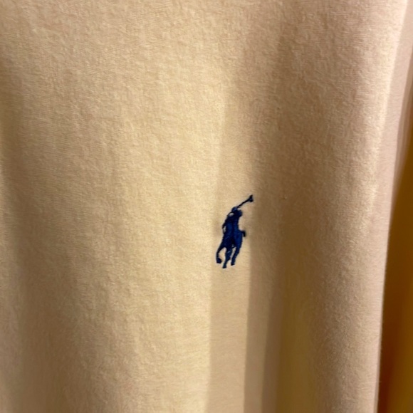 POLO BY RALPH LAUREN custom fit ultra soft 100% cotton MENS polo Yellow size XXL - Picture 4 of 10